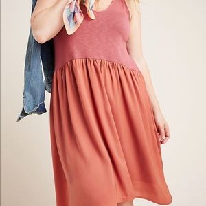 NWT Dolan x Anthro midi dress in burnt orange, 3X
